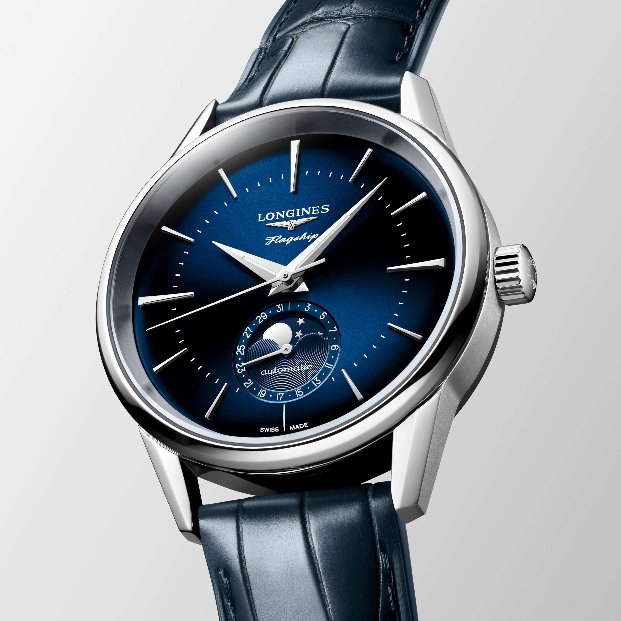 Longines Flagship heritage Automatic Moonphase 38 mm Stainless